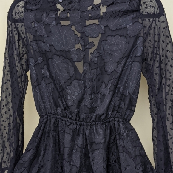 NWT Reverse Black Romper - Picture 2 of 11